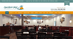 Desktop Screenshot of camranhbaycuisine.com